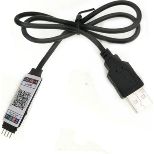 USB Wifi Mini RGB Bluetooth Controller DC 5V 12V 24V Mini Music Bluetooth Controller Light Strip Controller For RGB RGBW Strip