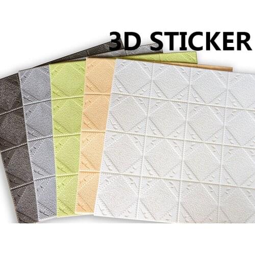 69CM X 69CM 3D sticker wallpaper bedroom study 3D solid wall waterproof foam sticker, cultural stone, background wall deco