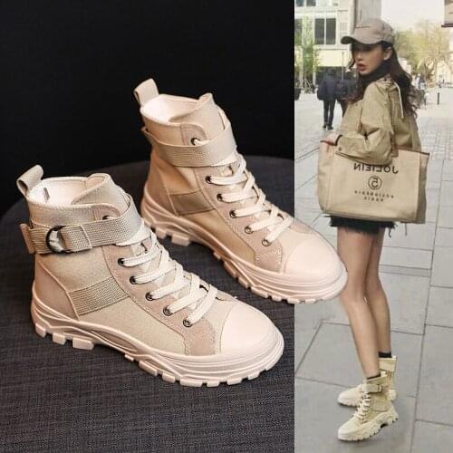 2019 autumn and winter new fashion high-heeled Martin boots trend wild breathable non-slip comfortable womens boots