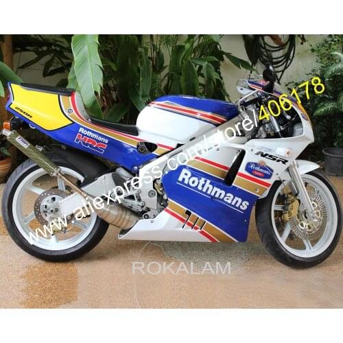 Blue White Body Fairings For Honda NSR250R MC28 94 95 96 NSR250R MC28 1994 1995 1996 ABS Fairing (Injection Molding)