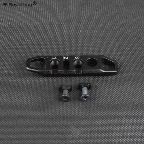 PB Playful bag Outdoor sports cs toy water bullet gun upgrade material rail MLOK dedicated universal MI bumblebee OD136