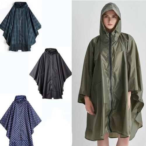 Raincoat Women Men Waterproof Trench,Rainwear Outdoors Backpack Rain Coat Poncho Jacket Cloak Chubasqueros With Big Visor