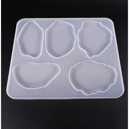 Crystal Epoxy Resin Mold Coaster Cup Mat Casting Silicone Mould DIY Crafts Table Decoration Jewelry Making Tools Drop Shipping