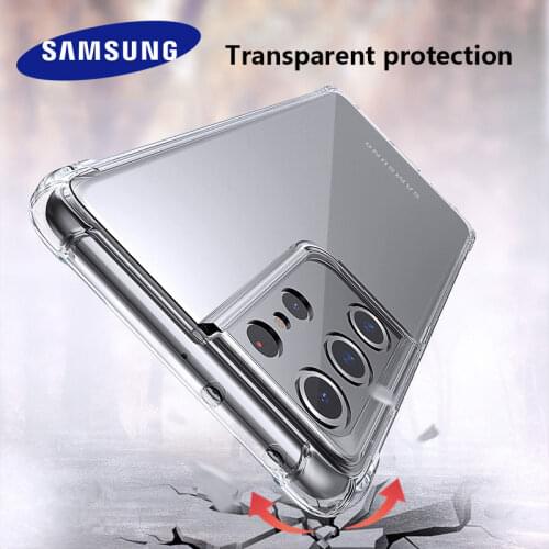 Shockproof Case on for Samsung Galaxy S21 Ultre S20 FE S10 Plus S10E S8 S9 Silicone Phone Cases for Note 20 10 A52 72 Back Cover