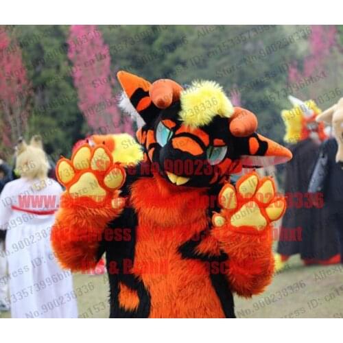 3-D Eyes Fursuit Fullsuit Huksy Dog Costumes Full Furry Suit Furries Anime BJ004 Teen Costumes Full Furry Suit FOR Child Adult