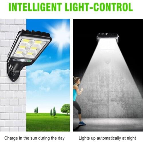 COB/LED Solar Light Outdoor Solar Lamp Powered Sunlight Wall Light Waterproof Motion Sensor Street Light Garden Decoration
