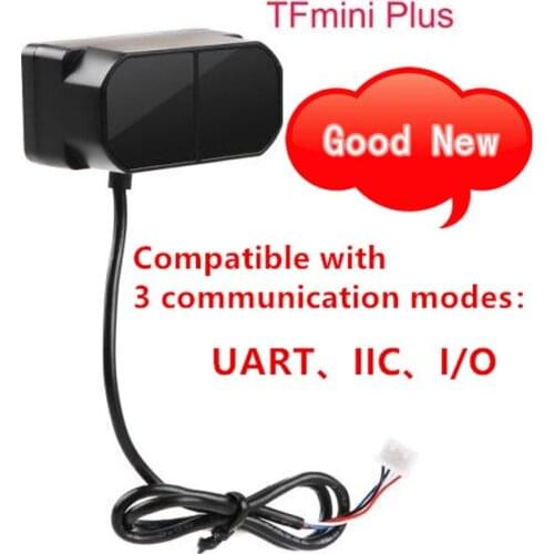 TFmini Plus LiDAR Module IP65 Micro single point TOF short distance sensor compatible with both UART IIC I/O