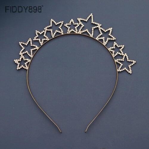 Sparkle Stars Bridal Hair Accessories 2020 New Headband For Brides Wedding Head Decorations TS-J2829