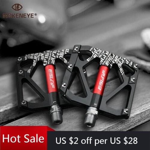 Cycling Bike Pedals Ultralight Sealed Bearings Aluminum Alloy Anti-slip MTB Road Bicycle Pedal Wide Platform Accessories Part