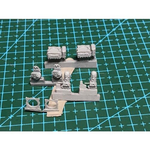 Military model accessory resin upgrade parts 1/350 Phalanx close guard gun model 2sets