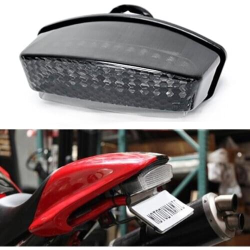 For Ducati 94-08 Monster 900 1000 S2R S4 S4R S4RS Motorcycle Integrated LED Tail Rear Light Running Brake Turn Signal Red Amber