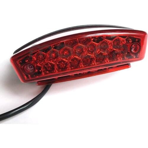1pcs Motorcycle Tail Light Universal Motorbike Accessories LED Rear Brake Light Lamp For Honda Suzuki ATV Dirt Bike
