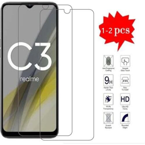 Realme c3 glass protector for oppo realme c3 realmi realmy real mi c3 c 3 3c safety glass film 6.5'' realmec3 smartphone films