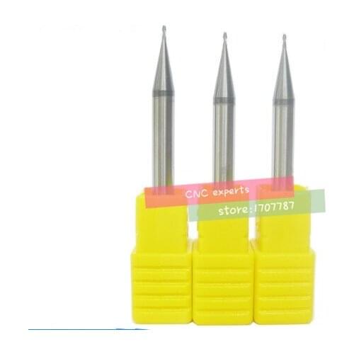 1PCS 2F-0.8*1.6*4*50 ,0.8mm Micro Grain Tungsten Carbide Square End Mill 2 flutes HRC55 CNC Milling Cutters Router Bits