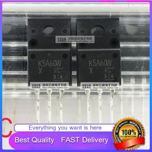10Pcs/Lot New Original K5A60W TK5A60W 600V5A Field Effect Transistor TO220F DIRECT PLUG Good Quality