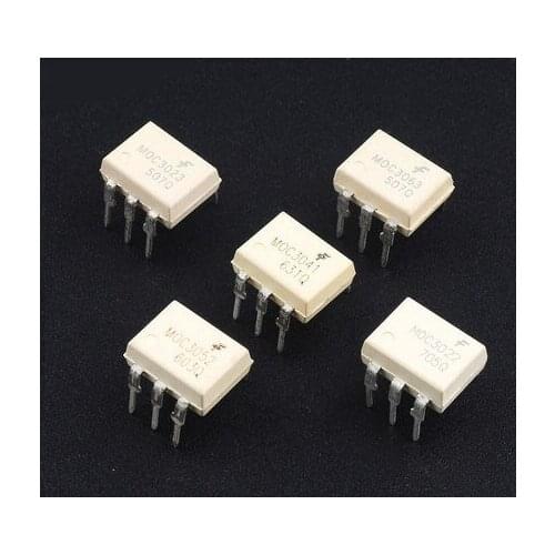 10PCS MOC3020 MOC3021 MOC3022 MOC3023 MOC3041 MOC3043 MOC3052 MOC3061 MOC3062 MOC3063 DIP6 DIP Optocoupler New and Original IC