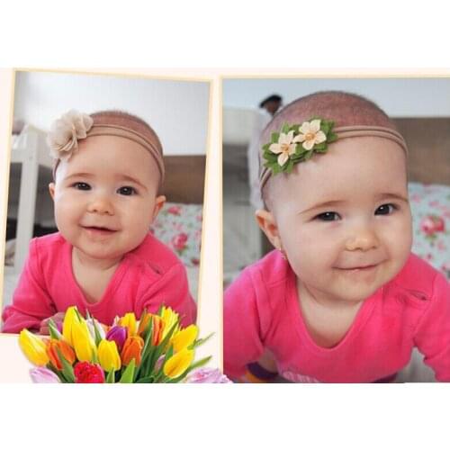 3PCS Set Baby Girls Flower Headband Set Infant Bowknot Headwear Lovely Headwear Gift Children Kids Princess Band Hair Accessory