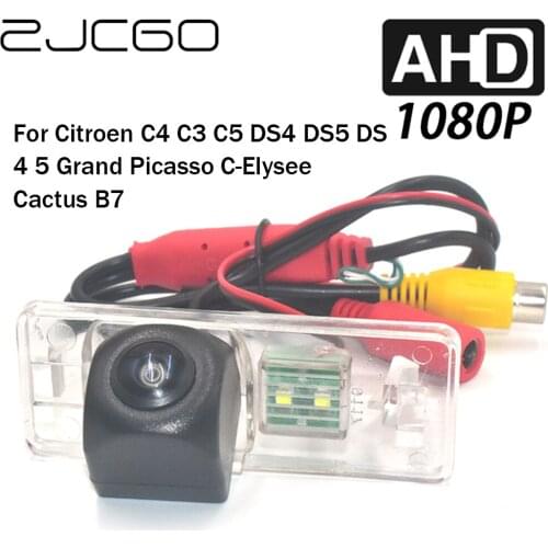 ZJCGO Car Rear View Reverse Backup Parking Reversing Camera for Citroen C4 C3 C5 DS4 DS5 DS 4 5 Grand Picasso C-Elysee Cactus B7