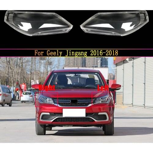Car Front Headlight Glass Headlamp Transparent Lampshade Lamp Shell Auto Lens Cover For Geely Jingang 2016 2017 2018