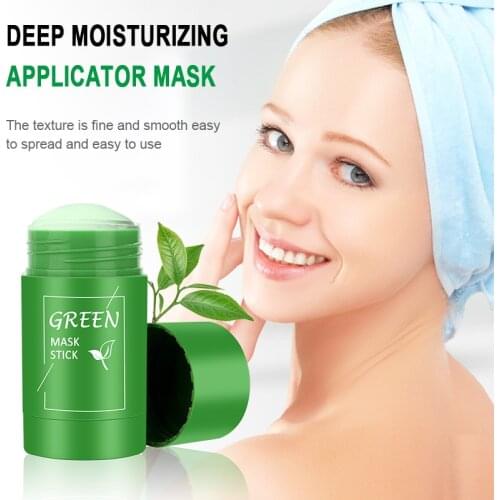 Poreless Deep Cleanse Mask Stick Green Tea Cleansing Facial Mask Stick Oil Control Acne Cleansing Face Skin Care Tools