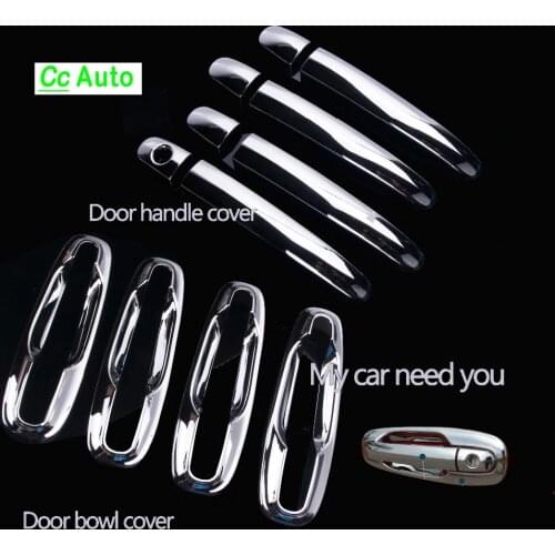Car Door Handles Covers For Chevrolet Lacetti Optra Daewoo Nubira Suzuki Forenza Holden Stickers Chrome Exterior DQ-047