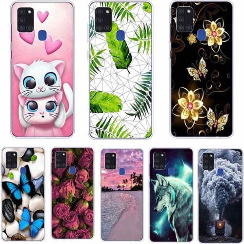 Case For Samsung Galaxy A21S Case Phone Cover Silicone Soft TPU Back Cover for Samsung Galaxy A21S Case Fundas Coque Bumper