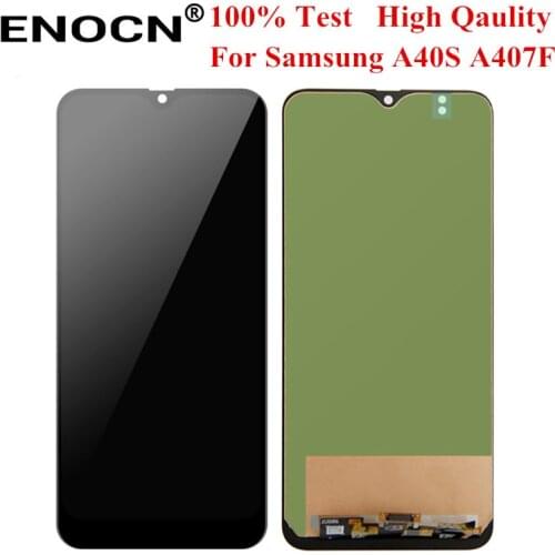 6.4" Display For Samsung Galaxy A40S SM-A407F A407F/DS A407F A407 LCD Display Touch Screen Digitizer Glass Panel Assembly