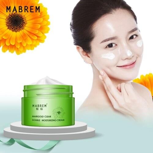 MABREM Calendula Double Moisturizing Cream Anti-Aging Whitening Wrinkle Removal Repair Pores Relieves Rough And Dry Skin Care