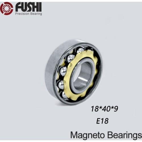 E18 Magneto Bearing 18*40*9 mm ( 1 PC ) Angular Contact Separate Permanent Motor Ball Bearings EN18 FB18