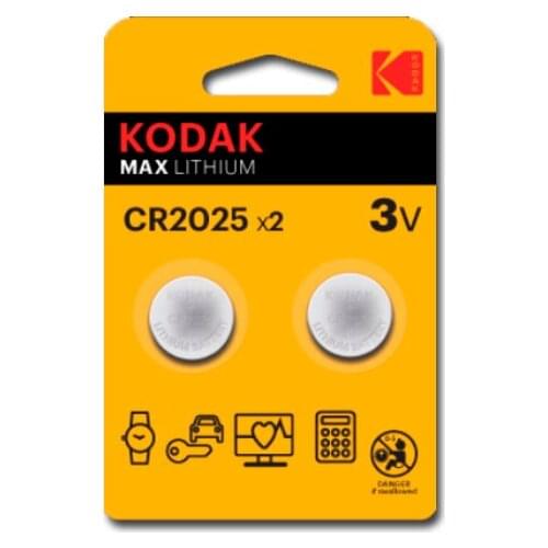Lithium CR2025 Kodak ULTRA MAX LITHIUM 3V (2 uds)