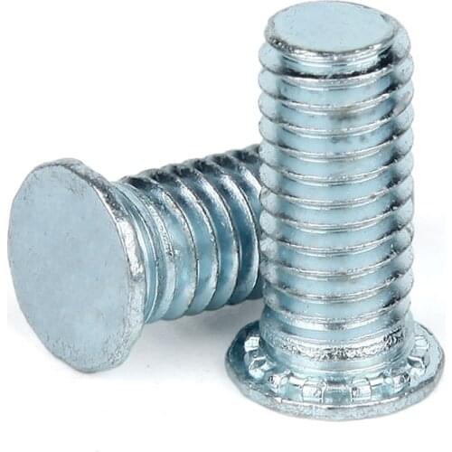 M8 FH Pressure Rivet Head PEM Self-Clinching Stud Screw ,M3~M8 Carbon steel Self-clinching Studs Screw Fasteners ,K026