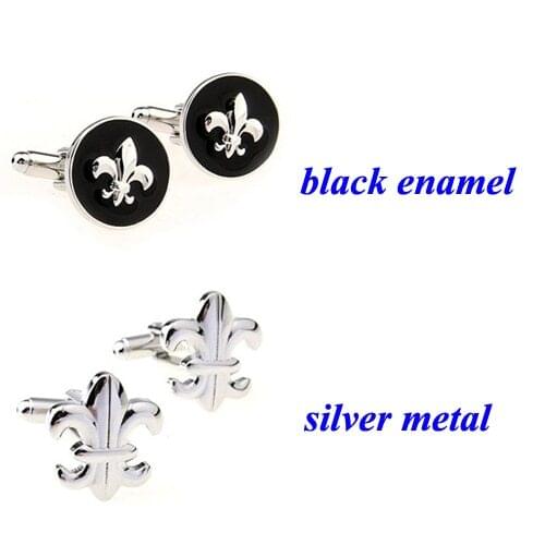 Fashion Flower Metal Cufflink Cuff Link 1 Pair Big Promotion