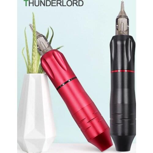 Professional Rotary Pen Tattoo Machine Quiet Swiss Motor Tattoo Gun for Beginners Permanent Makeup Eyebrow Tattoo Machine Kit