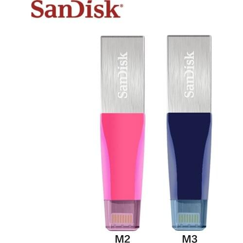 Original SanDisk iXpand Mini Flash Dirve 64GB 128GB 256GB OTG Pendrive USB 3.0 Dual Memory Stick Flash Disk For iPhone/iPad