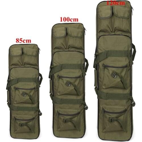 85 100 120cm Tactical gun bag, multi-function CS gun bag accessories, fishing gear bag, double-layer portable and mother bag