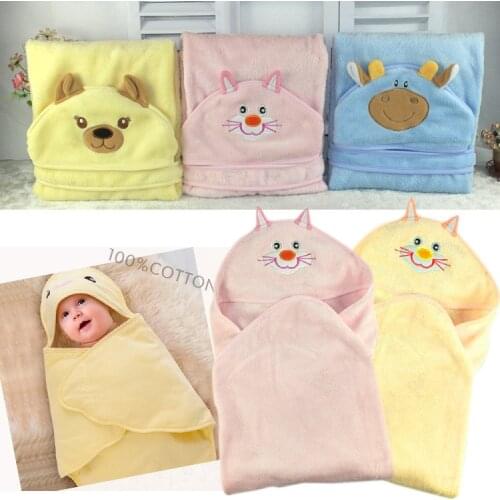 Spring Fashion Plaid newborn baby blankets cotton bag is soft coral fleece baby blanket baby supplies wholesale