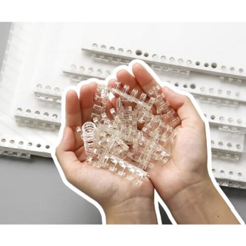 YYDS Durable 5-ring Replacement Binding Ring for Variou Loose-leaf Notebook Binder Notebook Scrapbook Paper Files Binding