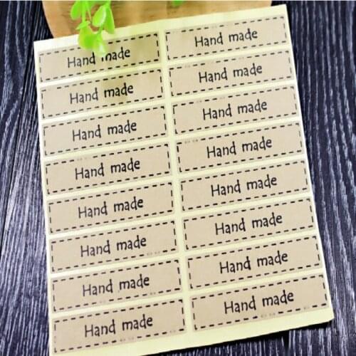 16p/set sealing sticker for candy cookie box bag chocolate paper gift package Birthday Wedding Party favor DIY handmade kraft