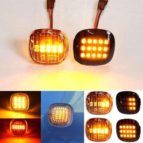 1Pair LED Turn Signal Side Marker Light Dynamic Sequential Lamp For Skoda Fabia Octavia Mk1 Mk2 Roomster Rapid NH3 For Audi Seat