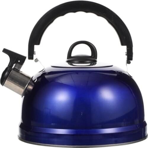 1Pc 1.2L Water Boiling Kettle Heating Teakettle Large Capacity Whistling Kettle