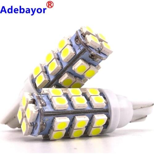 100pcs T10168 194 t10 W5W LED 1210/3528 smd White t10 28 SMD LED Wedge Light Bulb Lamp smd t10 led 12V