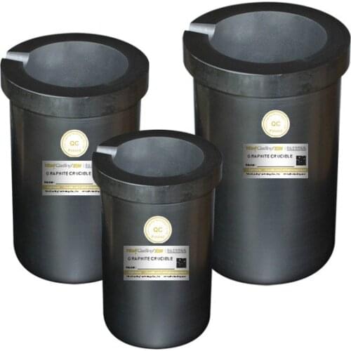12kg High-purity Graphite Crucible with Quartz Coat Induction Furnace Gold Nest Litter Silver Matte Non-stick Gold