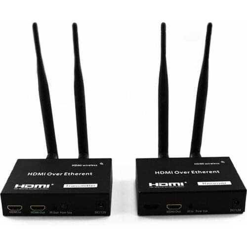 200M Wireless Extender 2.4GHz/5GHz HD 1080P HDMI 1.3 HDMI Extender Transmitter Receiver WIFI HDMI Extender