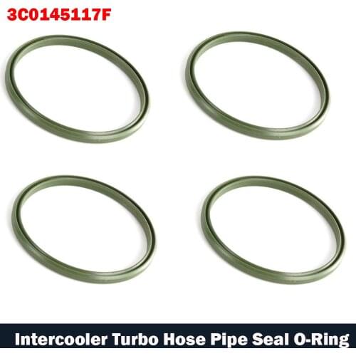 4pcs/set Intercooler Turbocharger Pipe Sealing Hose O-RING For AUDI A1 A3 A4 A6 3C0145117F 1J0145117G 1J0145117M 1J0145117L