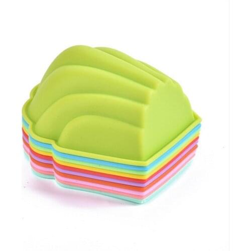 5 Pcs Shell Silicone Cake Mold Fondant Sugarcraft Chocolate Soap Mould Pudding Muffin Cupcake DIY Baking Kitchen Tools