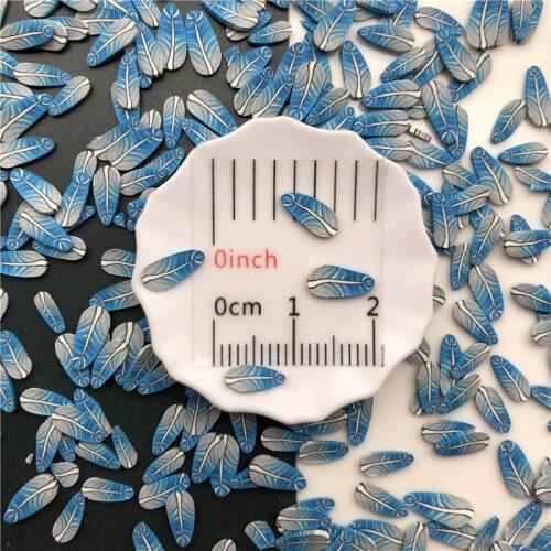 50g Feather Polymer Clay Sprinkle For Kids Diy ,Soft Clay For Craft Clay/Nail Art/Scrapbook Decoration, Filler