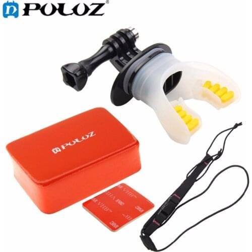 For Go Pro Accessories 6 in 1 Surfing Fixed Braces Connecting Mount Set for GoPro HERO5 HERO4 Session HERO 5 4 3+ SJCAM SJ4000