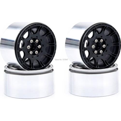 Aluminum Alloy Beadlock 2.2" Wheel Rim Hub for 1/10 1:10 RC Car Crawler Axial SCX10 TRX4 Wraith 90018 #25