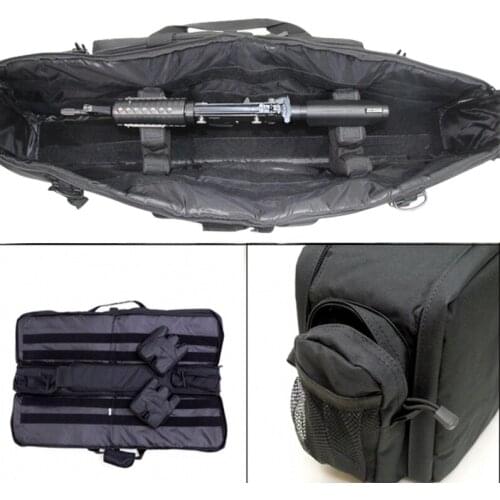 100cm gun Bag case Double Long Rifle tactical Military Airsoft Hunting Bag Shooting Sniper m249 gun Backpack with Compartment