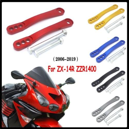 For KAWASAKI ZX-14 ZX-14R ZZR1400 2006-2019 ZX14R Motorcycle Accessories Rear Suspension Drop Link Kits Lowering Links Kit